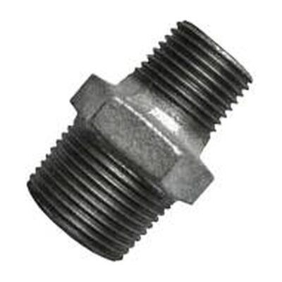 Galvanised Malleable Iron Reducing Nipple M x M, Plumb Parts Glasgow