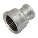 Galvanised Malleable Iron Reducing Socket F x F 3/8 inch to 4 inch - 3/8” x 1/4