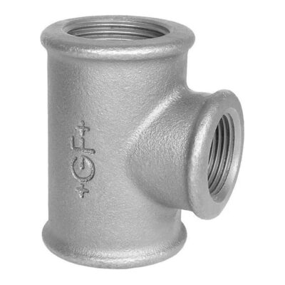 Galvanised Malleable Iron Reducing Tee