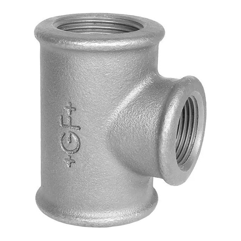 Galvanised Malleable Iron Reducing Tee Galvanised Malleable Iron Reducing Tee