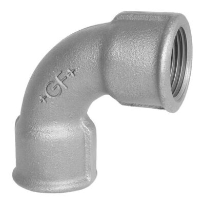 Galvanised Malleable Short 90 Deg Bend F x F