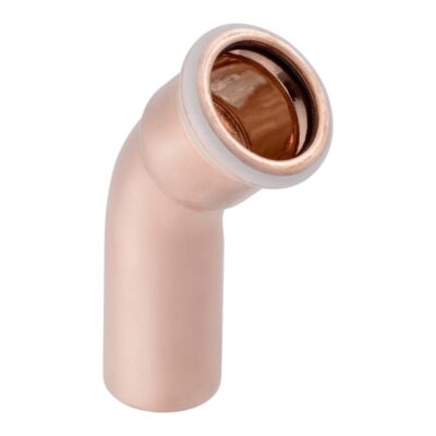 Geberit Mapress 45 Deg Plain End Copper Bend