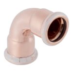 Geberit Mapress 90 Deg Copper Bend 15mm to 108mm - 15mm