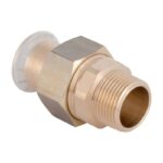 Geberit Mapress Copper Adaptor Union with Male Thread 15mm to 54mm - 15 x 1/2