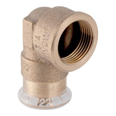 Geberit Mapress Copper Female Thread Elbow Adaptor 90 Deg