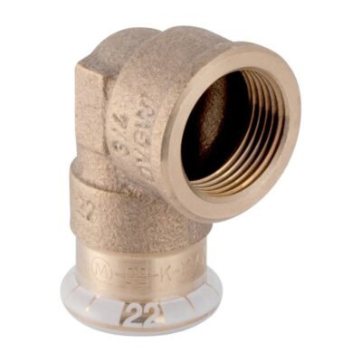 Geberit Mapress Copper Female Thread Elbow Adaptor 90 Deg