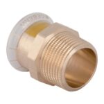 Geberit Mapress Copper Gas Male Adaptor 15mm to 54mm - 15mm x 1/2 inch