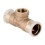 Geberit Mapress Female Threaded Branch Copper Tee 15mm to 54mm - 15mm x 1/2
