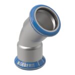 Geberit Mapress Stainless Steel 45 Deg Elbow 15mm to 54mm - 15mm