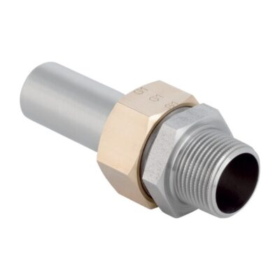Geberit Mapress 316 Stainless Steel Adaptor Union Male Thread and Plain End