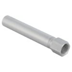 Geberit Mapress Stainless Steel Long Adaptor Female Thread and Plain End 15mm to 22mm - 15mm x 1/2
