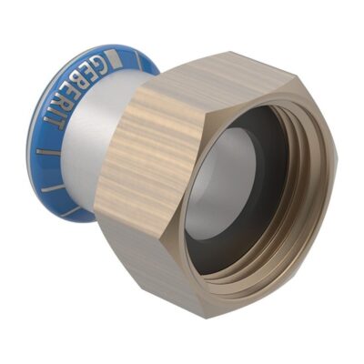 Geberit Mapress 316 Stainless Steel Adaptor with Union Nut