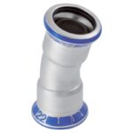 Geberit Mapress Stainless Steel 15 Degree Elbow 15mm to 54mm - 15mm