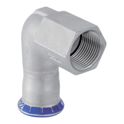 Geberit Mapress 316 Stainless Steel Elbow Adaptor 90 Deg Female Thread