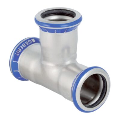 Geberit Mapress 316 Stainless Steel Equal Tee, Plumb Parts Glasgow