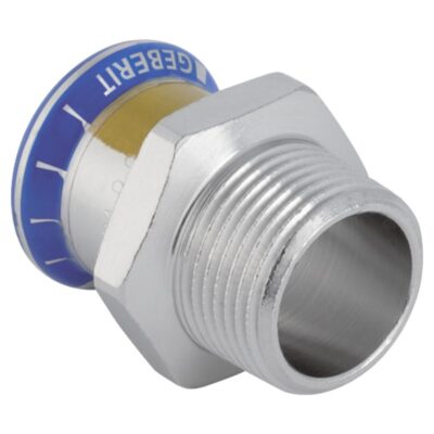 Geberit Mapress 316 stainless steel gas male adaptor press fit 15mm to 54mm