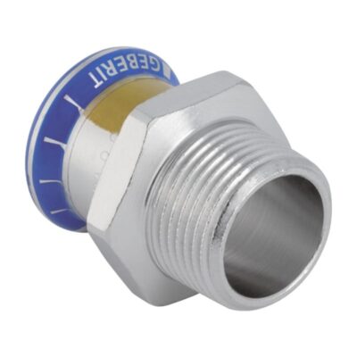Geberit Mapress 316 stainless steel gas male adaptor press fit 15mm to 54mm