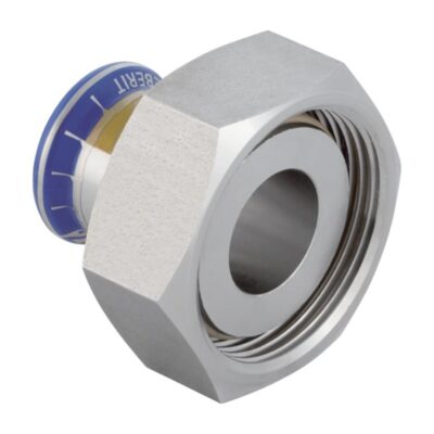 Geberit Mapress 316 stainless steel gas union nut adaptor press fit 22mm to 28mm