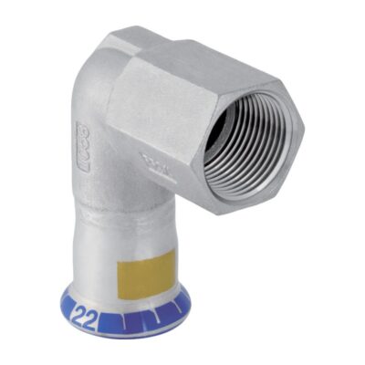 Geberit Mapress 316 stainless steel gas female elbow press fit 15mm to 35mm