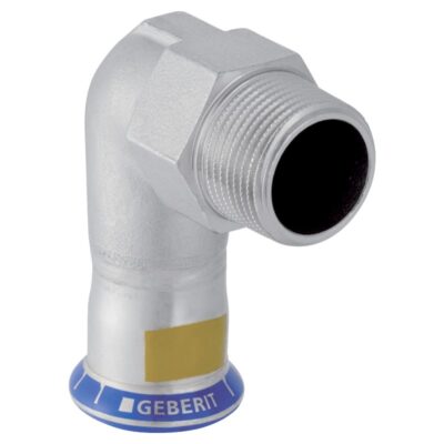 Geberit Mapress 316 stainless steel gas male elbow press fit 15mm to 35mm