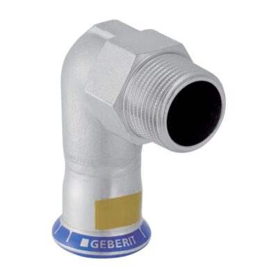 Geberit Mapress 316 stainless steel gas male elbow press fit 15mm to 35mm