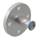 Geberit Mapress Stainless Steel Gas Flange PN10/16 with Pressing Socket 22mm to 108mm - 22mm