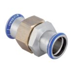 Geberit Mapress Stainless Steel Straight Union Pressfit 15mm to 54mm - 15mm