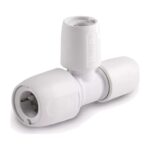 Hep2O Branch and One End Reduced Tee 15mm to 28mm - 15mm x 10mm x 10mm