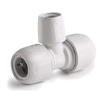 Hep2O Branch Reducing Tee 15mm to 28mm - 15mmx15mmx10mm