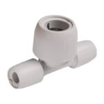 Hep2O Double End Reduced Tee 15mm to 22mm - 10mmx10mmx15mm