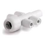 Hep2O Socket and Closed Spigot Manifold 15mm to 22mm - All Socket on One Side - 15mm x 3/4