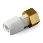 Hep2O Straight Tap Connector 15mm to 22mm - 15mmx1-2