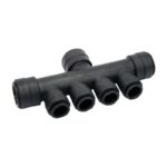 JG Speedfit 4 Port Rail Manifold 15mm to 22mm - 22mm x 10mm