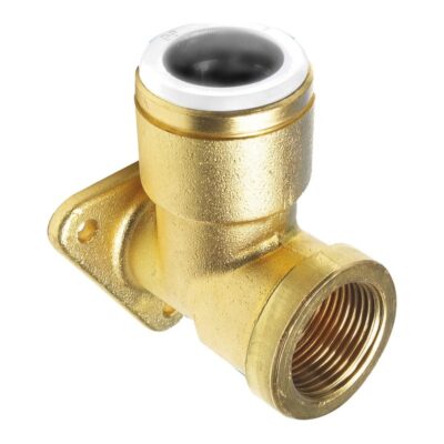 JG Speedfit Brass Back Plate Elbow