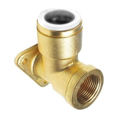 JG Speedfit Brass Back Plate Elbow
