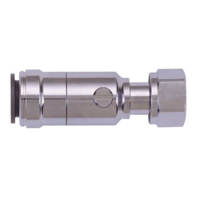 JG Speedfit Chrome Plated Service Valve with Tap Connector