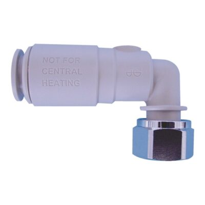 JG Speedfit Plastic Angle Service Valve with Tap Connector