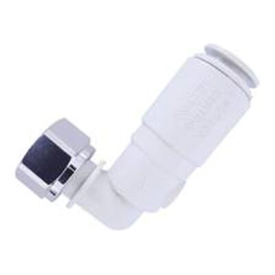JG Speedfit Plastic Angle Service Valve with Tap Connector