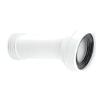 McAlpine 14 Deg Angle Adjustable Length Rigid WC Connector WC-CON7B 3 1/2 inch - 3 1/2