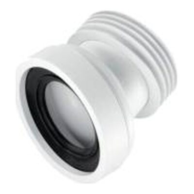 Mcalpine 14 Deg Angle Rigid WC Connector 4 Inch - WC-CON7A