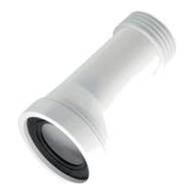 Mcalpine 20mm Offset Adjustable Length Rigid WC Connector - WC-CON5B