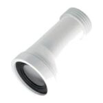 McAlpine 20mm Offset Adjustable Length Rigid WC Connector - WC-CON5B - 3 1/2