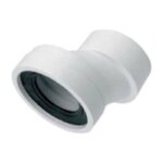 McAlpine 40mm Offset Rigid WC Connector – WC-CON4B - 110mm Plain End