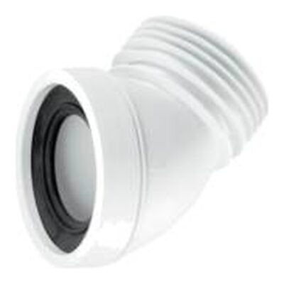 McAlpine 45 Deg Angle Rigid WC Connector | WC-CON16