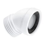 McAlpine 45 Deg Angle Rigid WC Connector 4 inch | WC-CON16 - 4