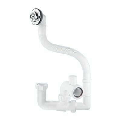 McAlpine 75mm Seal Anti-Syphon Bath Trap with Flexible Overflow - FJ10V