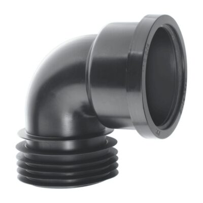 McAlpine 90° Bend Drain Connector Black (DC90-BL)
