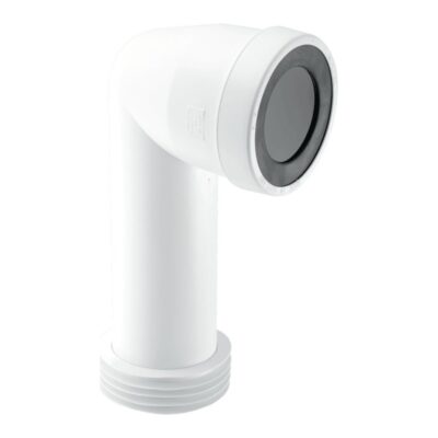 McAlpine 90 Deg Bend Adjustable Length Extended Inlet Rigid WC Connector