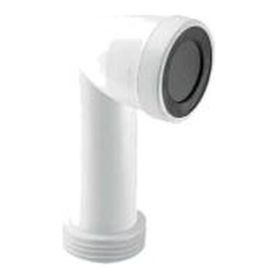 McAlpine 90 Deg Bend Adjustable Length Extended Inlet Rigid WC Connector