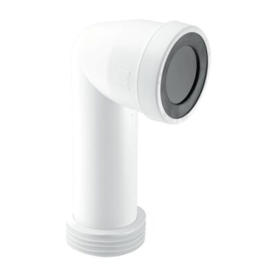 McAlpine 90 Deg Bend Adjustable Length Extended Inlet Rigid WC Connector